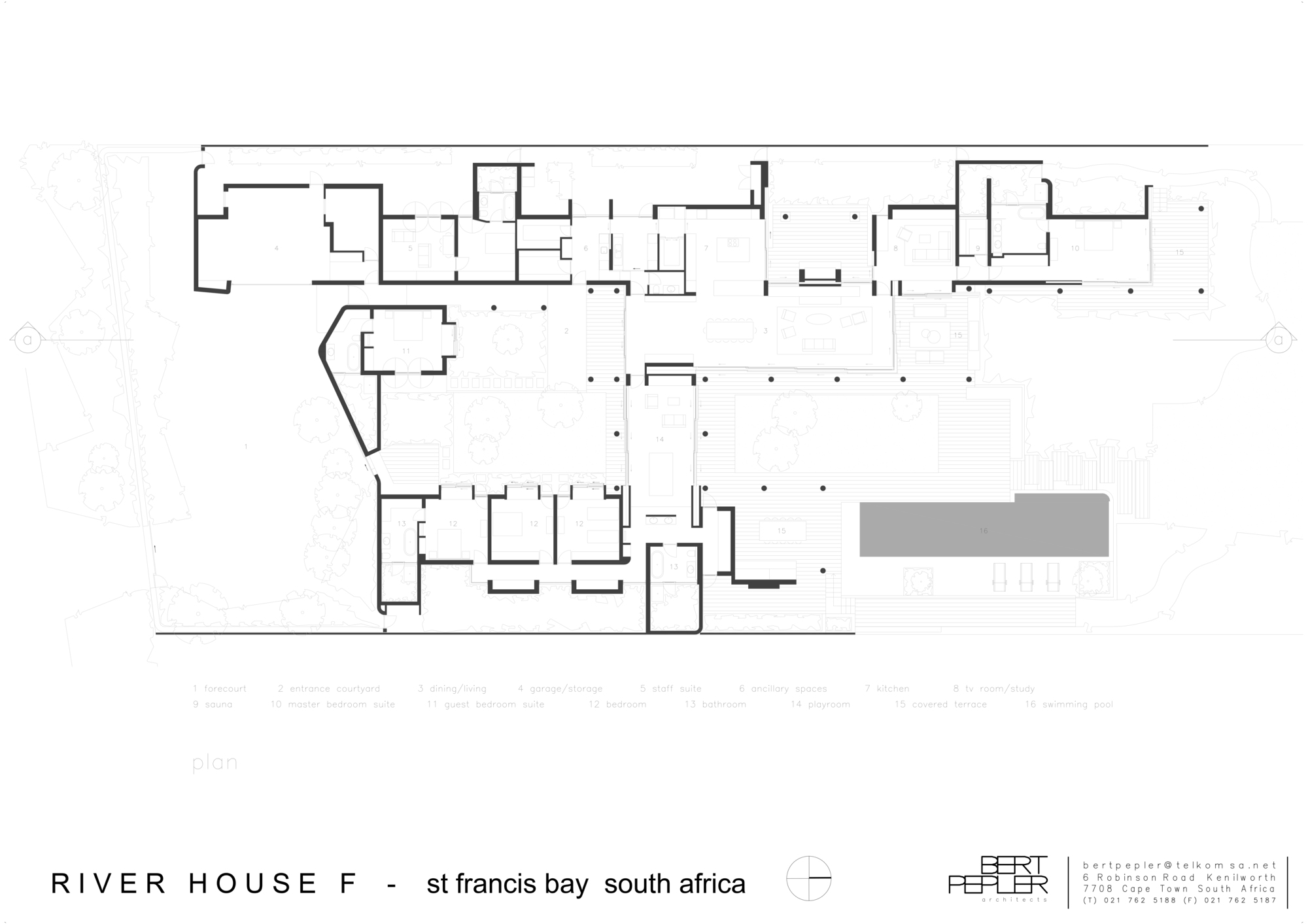 BIM建筑|南非乡村度假屋,乡土粗野主义 / Bert Pepler Architects BIM建筑|南非乡村度假屋,乡土粗野主义 / Bert Pepler Architects