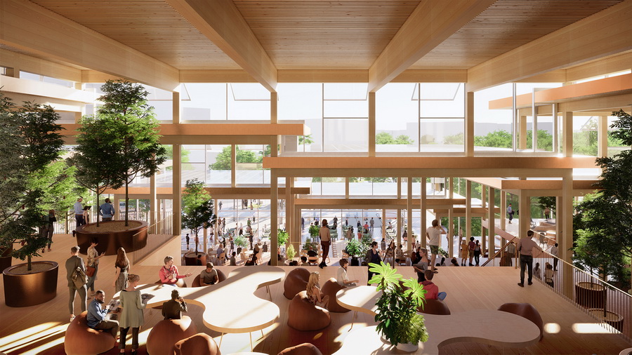 BIM建筑|BIG揭晓约翰斯·霍普金斯大学学生中心设计方案:“The Village村落” BIM建筑|BIG揭晓约翰斯·霍普金斯大学学生中心设计方案:“The Village村落”