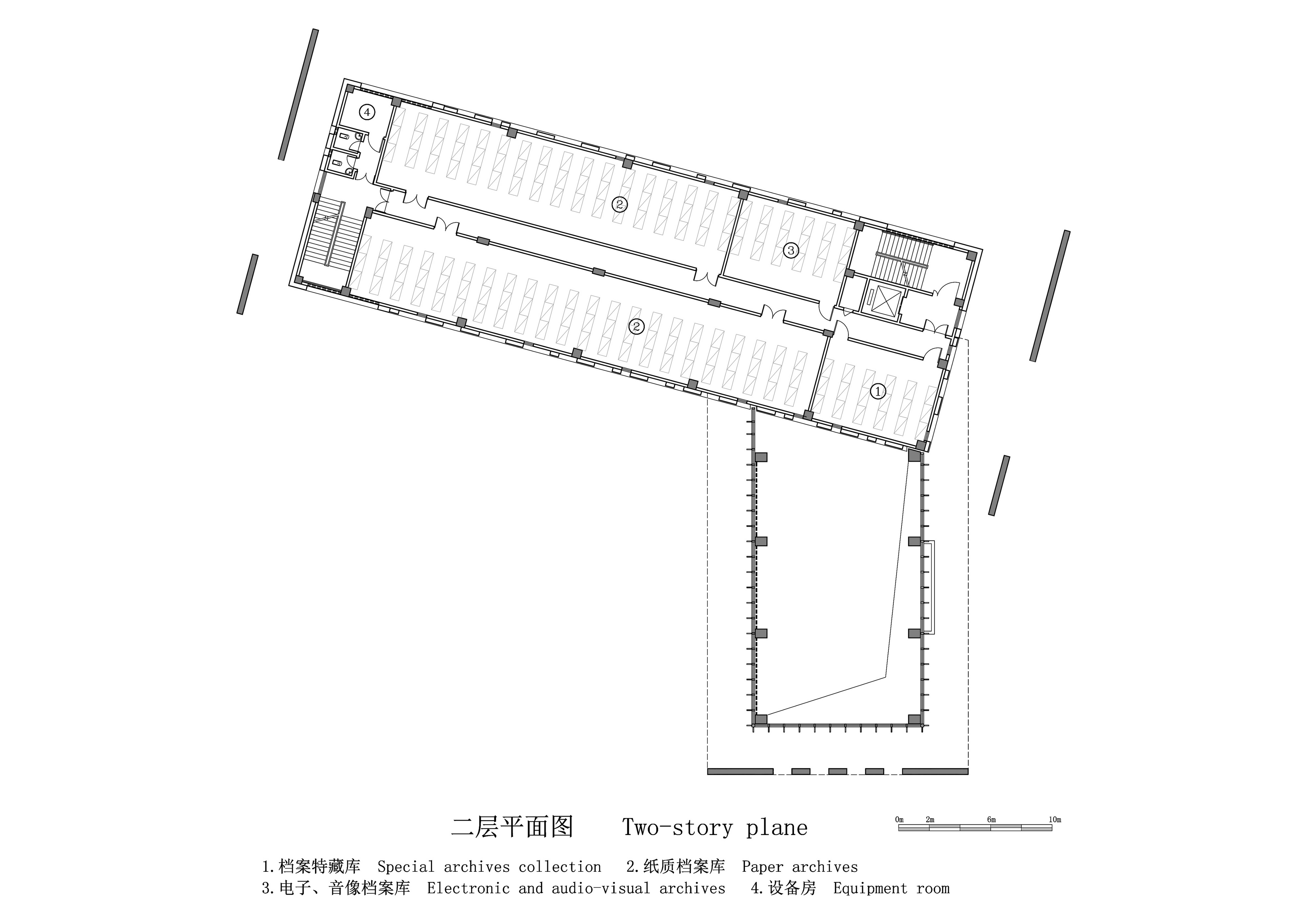 BIM建筑|广西贺州市.平桂档案馆——简洁至上 / 广西中盛建筑设计有限公司 BIM建筑|广西贺州市.平桂档案馆——简洁至上 / 广西中盛建筑设计有限公司