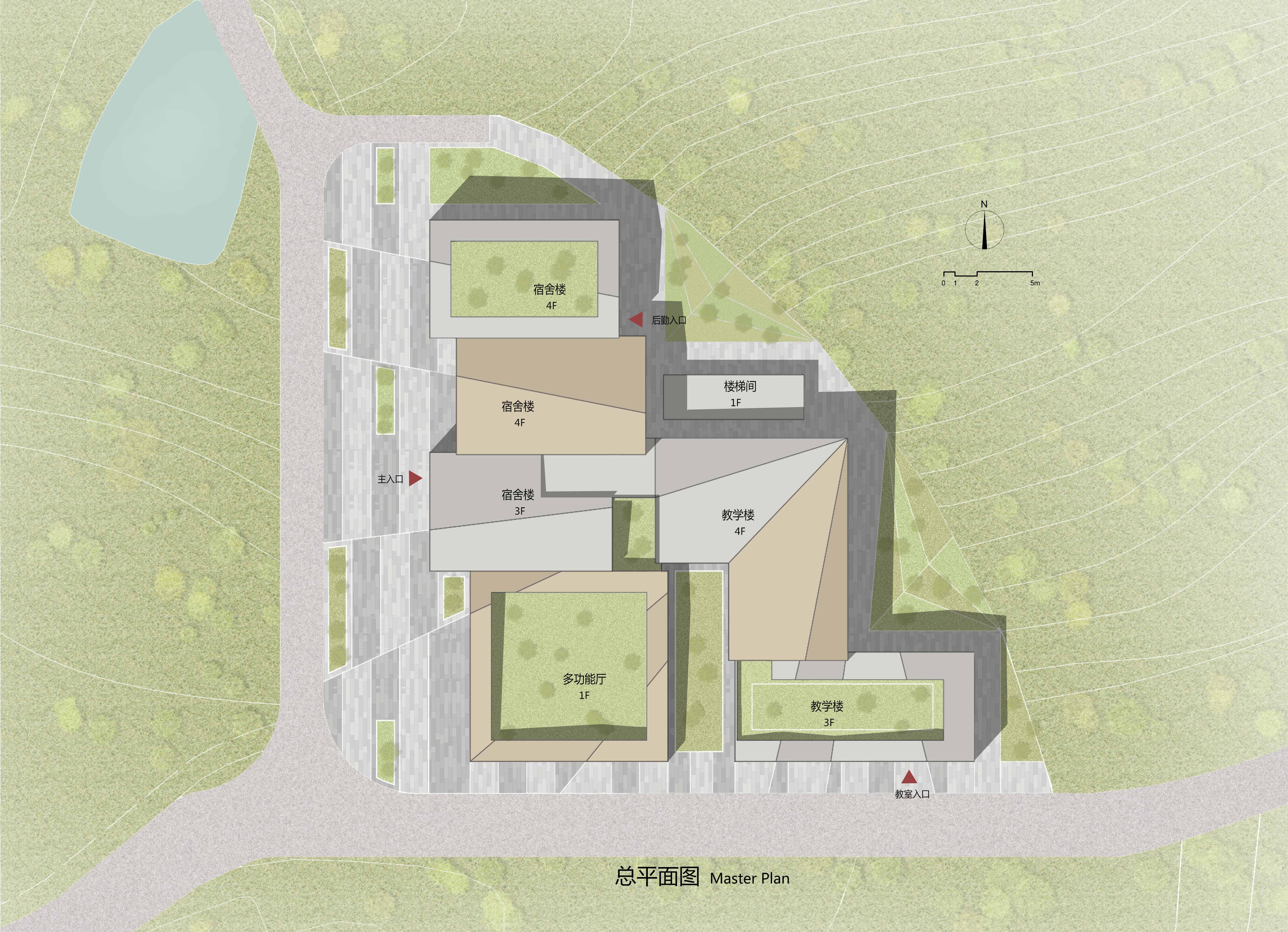 BIM建筑|杭州临安·风之谷户外自然学校 / GWP Architects BIM建筑|杭州临安·风之谷户外自然学校 / GWP Architects