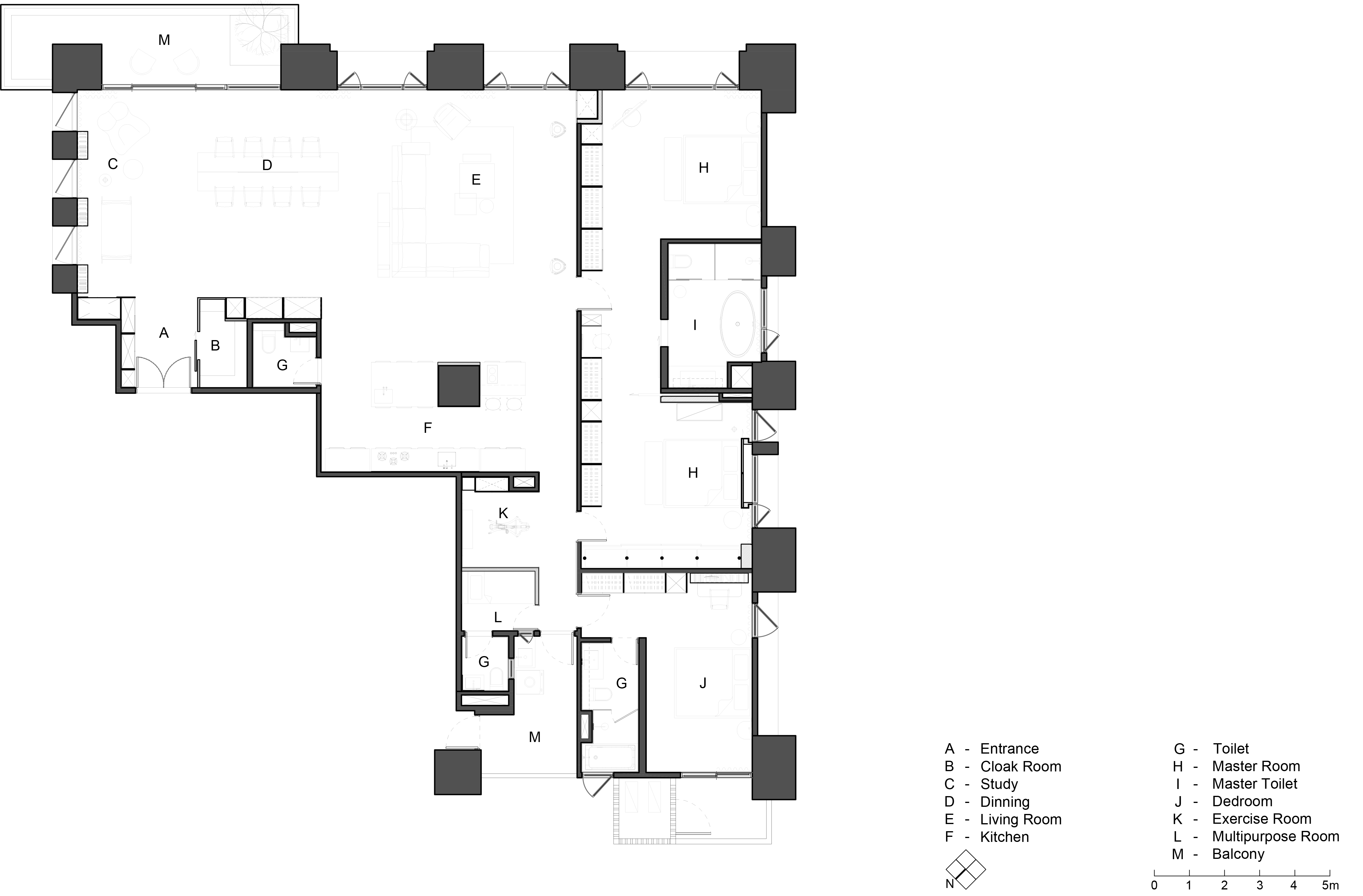 BIM建筑|墨片,纯粹轮廓的安静世界 / 水相设计 BIM建筑|墨片,纯粹轮廓的安静世界 / 水相设计
