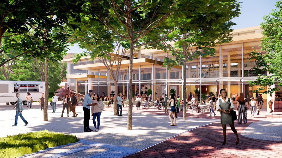 BIM建筑|BIG揭晓约翰斯·霍普金斯大学学生中心设计方案:“The Village村落” BIM建筑|BIG揭晓约翰斯·霍普金斯大学学生中心设计方案:“The Village村落”