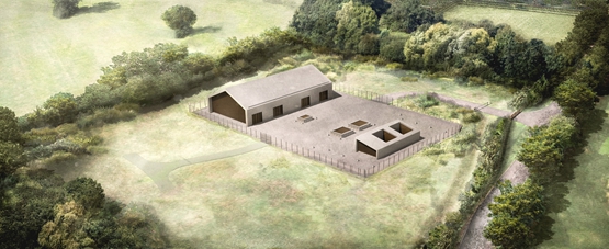 BIM建筑|格里姆肖公布伪装成谷仓的高铁通风井设计 BIM建筑|格里姆肖公布伪装成谷仓的高铁通风井设计
