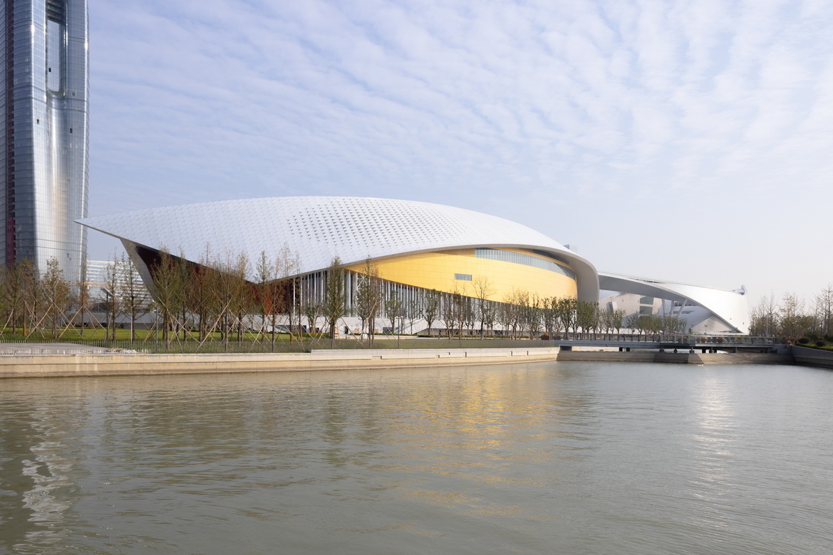 BIM建筑|苏州湾大剧院:太湖之畔的“飘带” / 克里斯蒂安·德·包赞巴克 BIM建筑|苏州湾大剧院:太湖之畔的“飘带” / 克里斯蒂安·德·包赞巴克