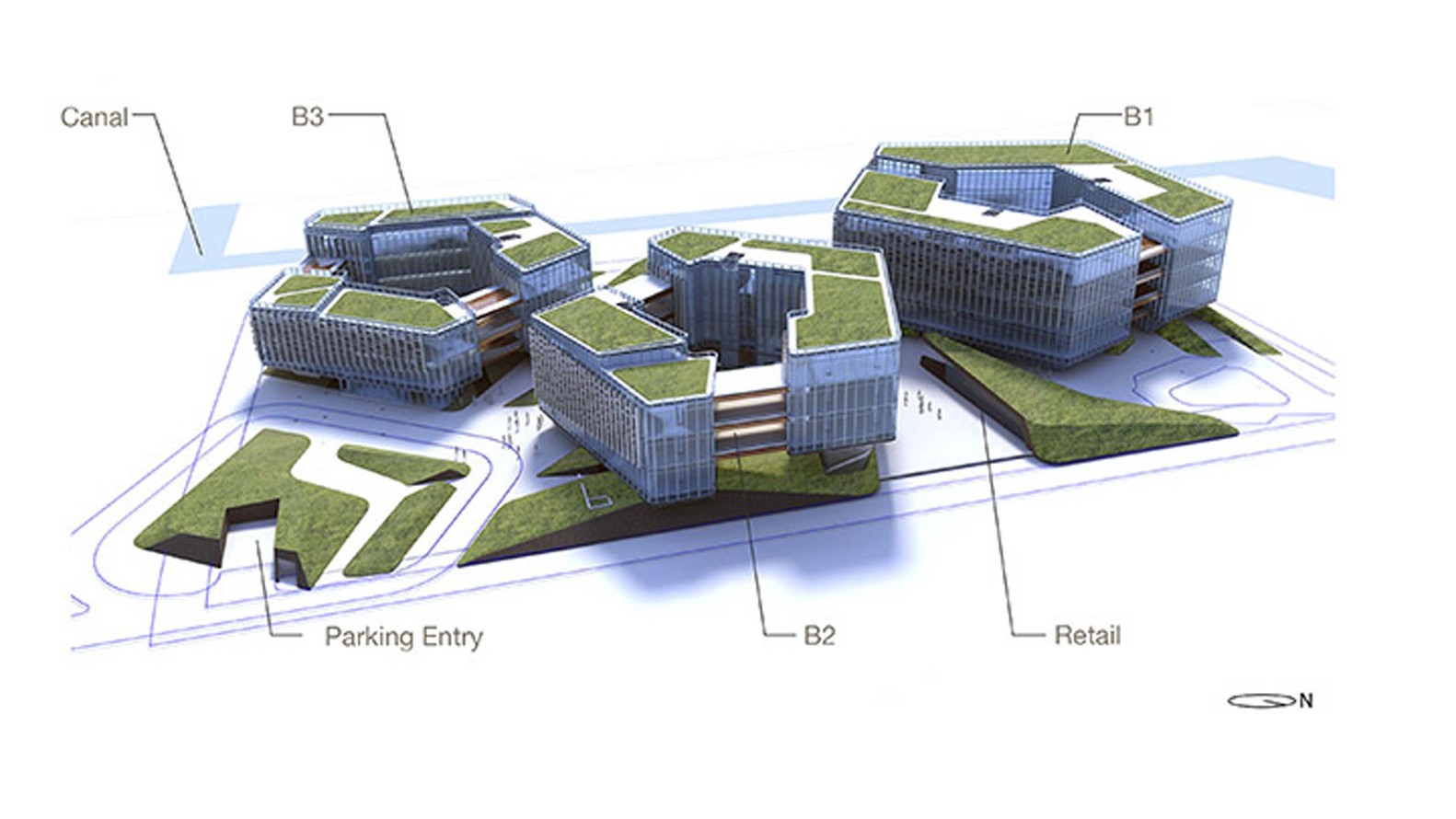 BIM建筑|南京生态科技岛新纬壹科技园区 / NBBJ BIM建筑|南京生态科技岛新纬壹科技园区 / NBBJ