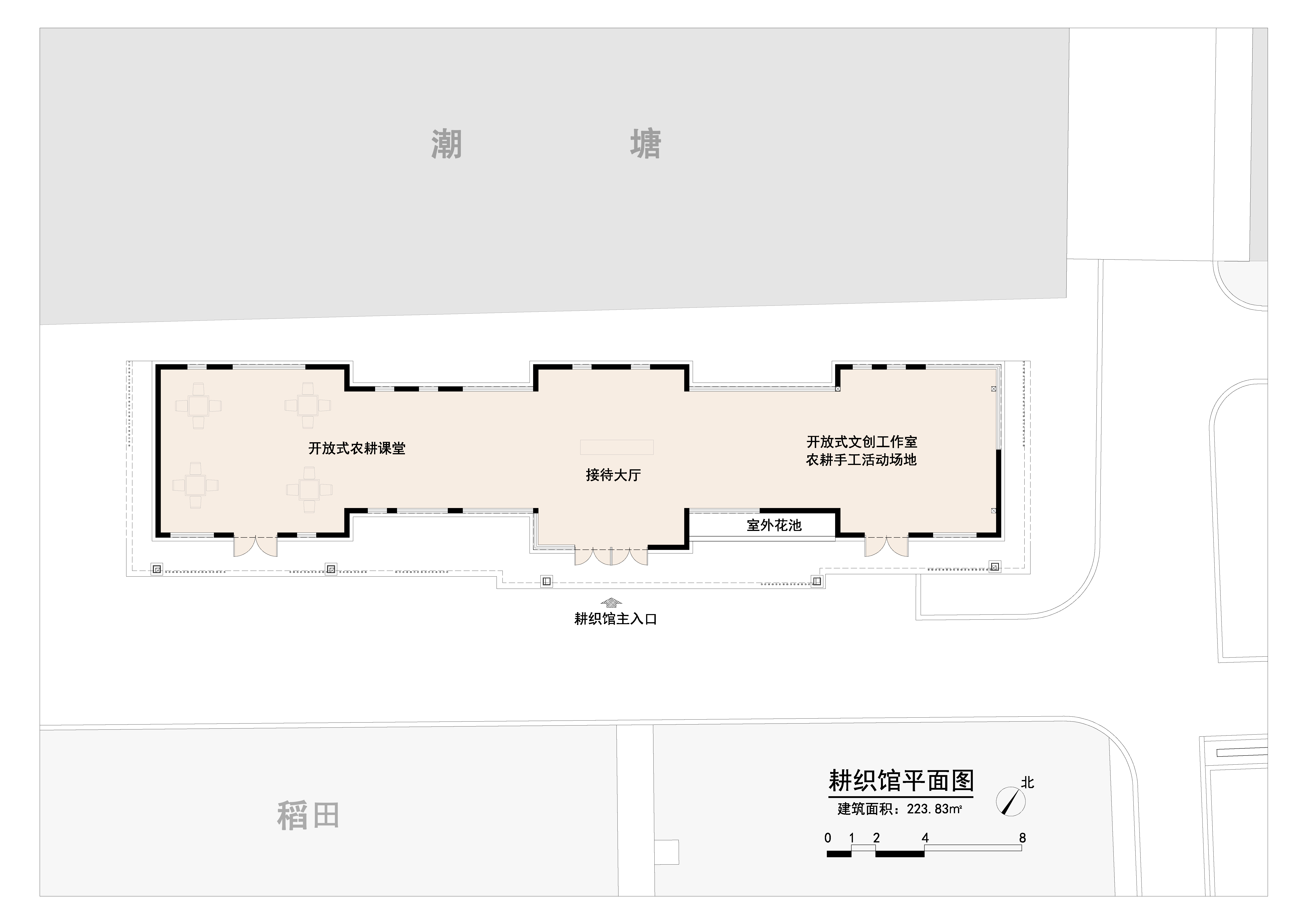BIM建筑|粮田里的农具仓库改造——花红耕织馆 / 创霖-泽柏 BIM建筑|粮田里的农具仓库改造——花红耕织馆 / 创霖-泽柏