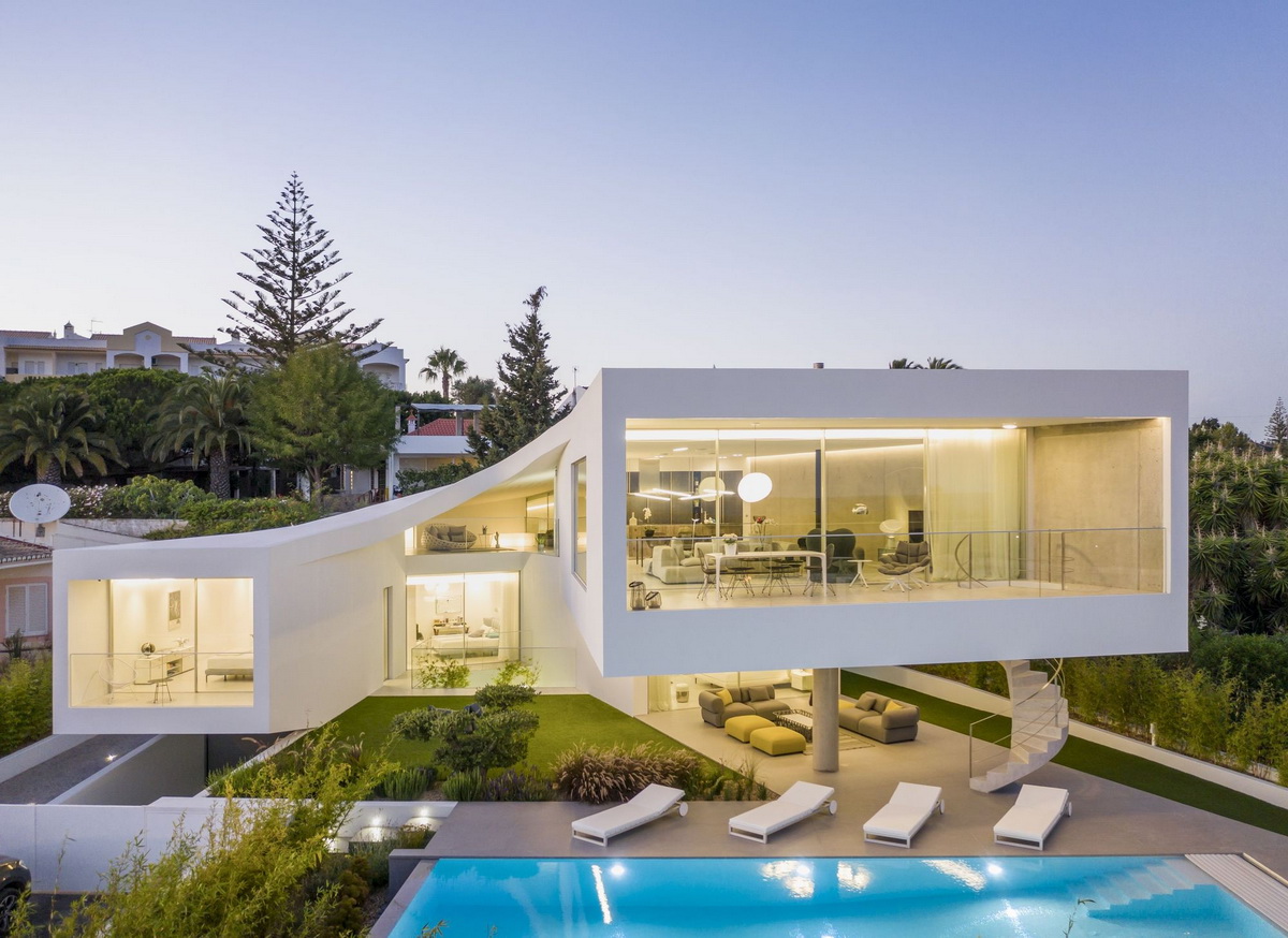 BIM建筑|葡萄牙 Dorfler 住宅,大胆而优雅的曲线 / Vitor Vilhena Arquitectura BIM建筑|葡萄牙 Dorfler 住宅,大胆而优雅的曲线 / Vitor Vilhena Arquitectura