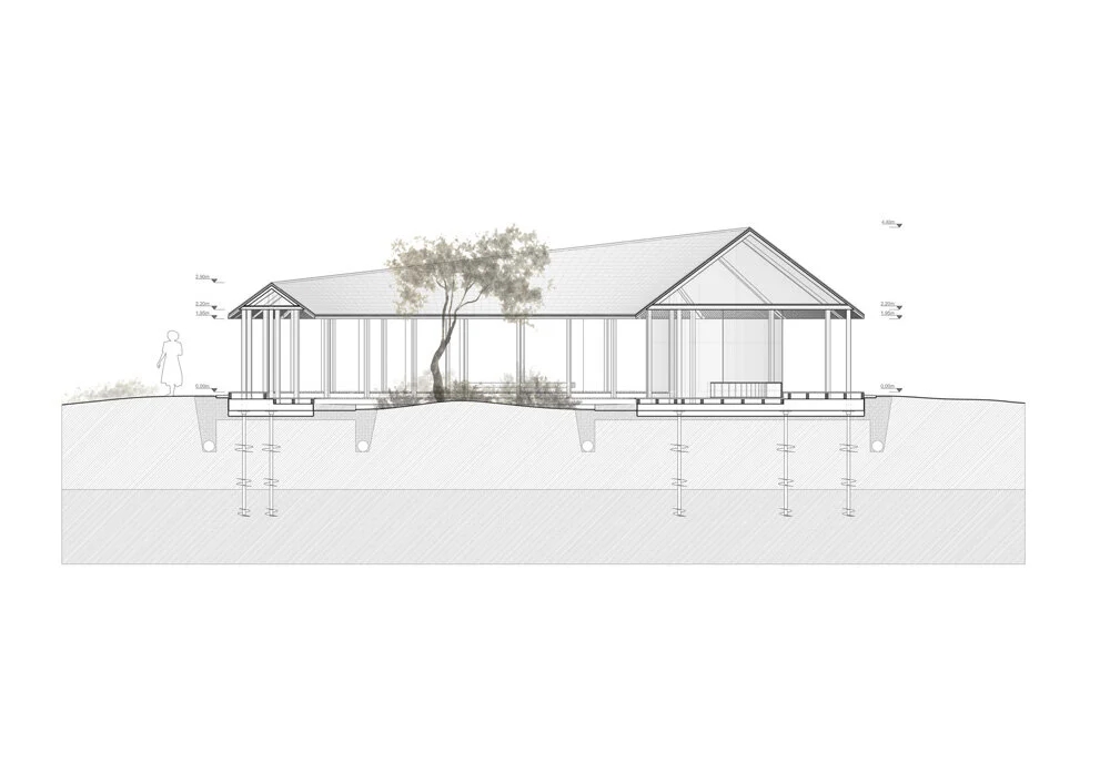 BIM建筑|Sanderumgaard花园凉亭,北欧古老与日式禅意风格的混合 / Squareone BIM建筑|Sanderumgaard花园凉亭,北欧古老与日式禅意风格的混合 / Squareone