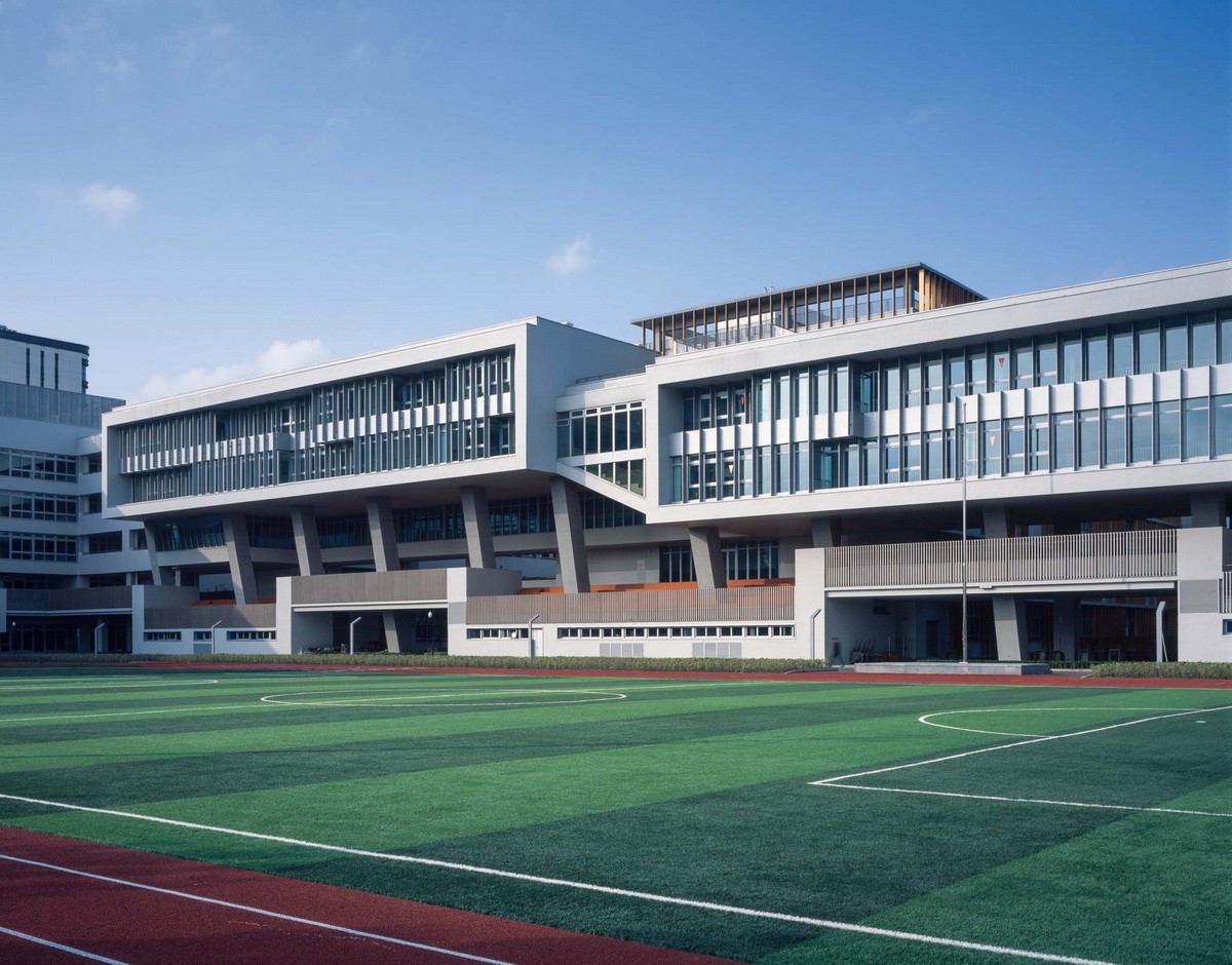 BIM建筑|华东师范大学第二附属中学前滩学校及冰厂田前滩幼儿园 / 致正建筑工作室+大正建筑事务所 BIM建筑|华东师范大学第二附属中学前滩学校及冰厂田前滩幼儿园 / 致正建筑工作室+大正建筑事务所