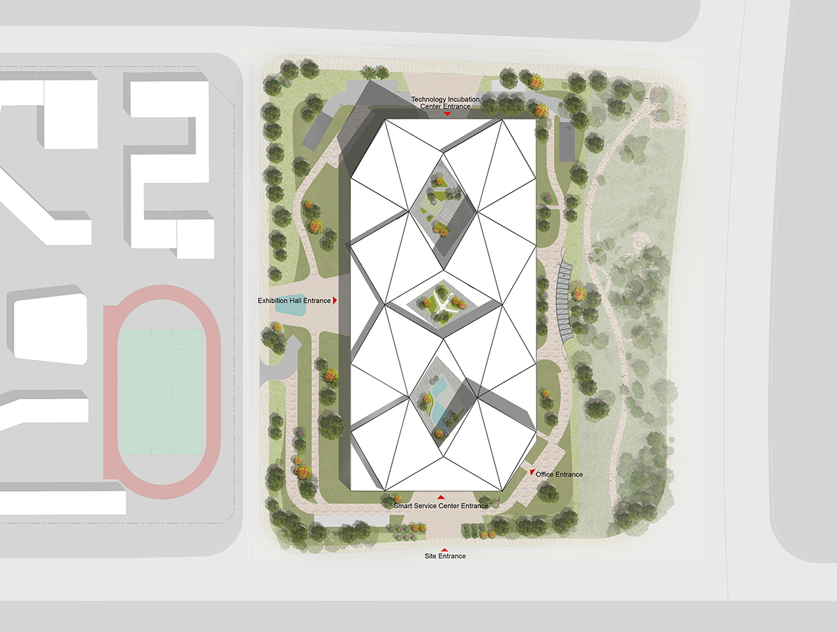 BIM建筑|衢州智慧新城综合体项目方案“连绵山水” / 零壹城市建筑事务所 BIM建筑|衢州智慧新城综合体项目方案“连绵山水” / 零壹城市建筑事务所