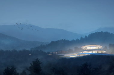 BIM建筑|“融于自然,地景之上”——江西虔心小镇展厅设计 / GWP Architects-BIM建筑网