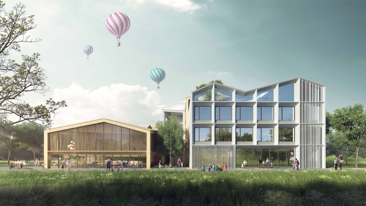 BIM建筑|杭州临安·风之谷户外自然学校 / GWP Architects BIM建筑|杭州临安·风之谷户外自然学校 / GWP Architects