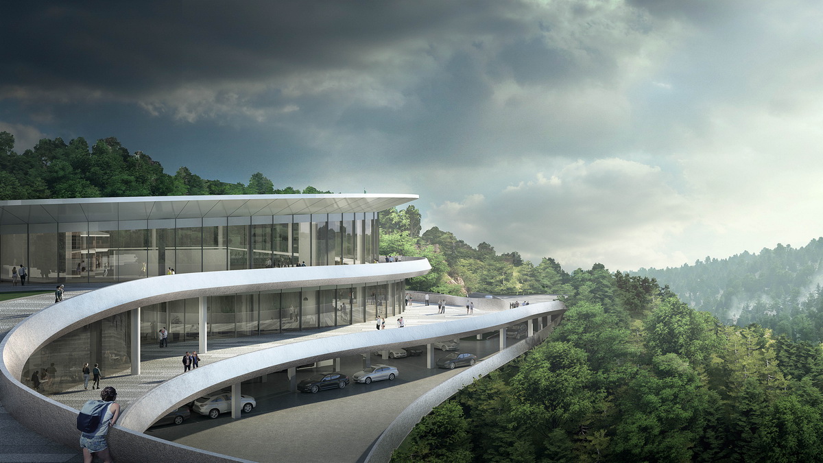 BIM建筑|“融于自然,地景之上”——江西虔心小镇展厅设计 / GWP Architects BIM建筑|“融于自然,地景之上”——江西虔心小镇展厅设计 / GWP Architects