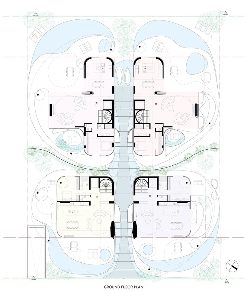 BIM建筑|来自自然的蝴蝶型住宅 | 314建筑工作室 BIM建筑|来自自然的蝴蝶型住宅 | 314建筑工作室