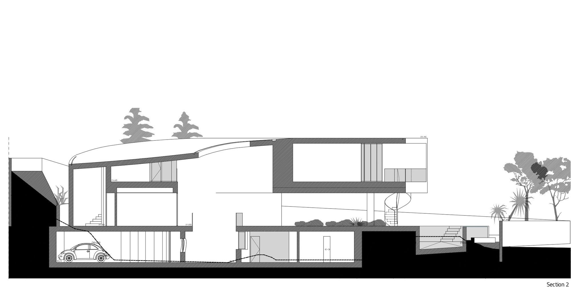 BIM建筑|葡萄牙 Dorfler 住宅,大胆而优雅的曲线 / Vitor Vilhena Arquitectura BIM建筑|葡萄牙 Dorfler 住宅,大胆而优雅的曲线 / Vitor Vilhena Arquitectura
