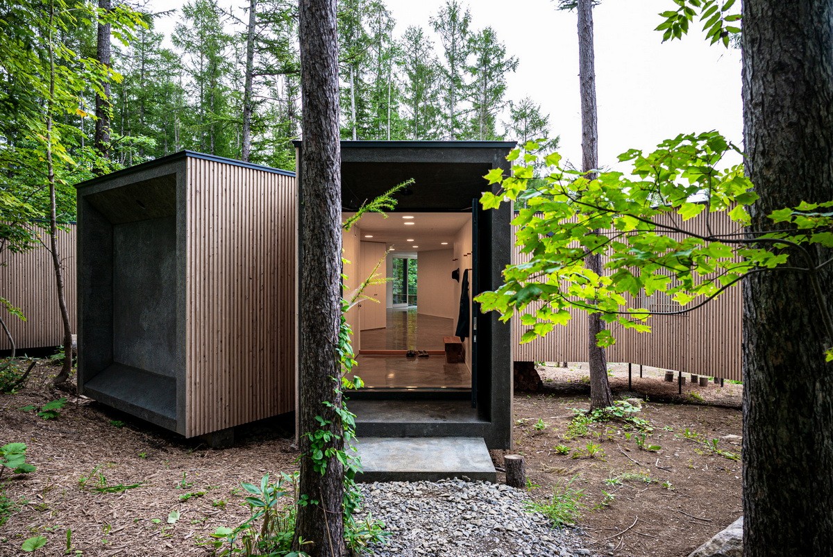 BIM建筑|北海道森林小屋,延伸的“触角” / Florian Busch Architects BIM建筑|北海道森林小屋,延伸的“触角” / Florian Busch Architects