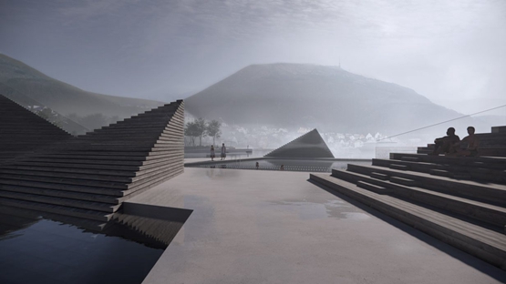 BIM建筑|怀特建筑工作室在卑尔根设计海星形状的水池 BIM建筑|怀特建筑工作室在卑尔根设计海星形状的水池