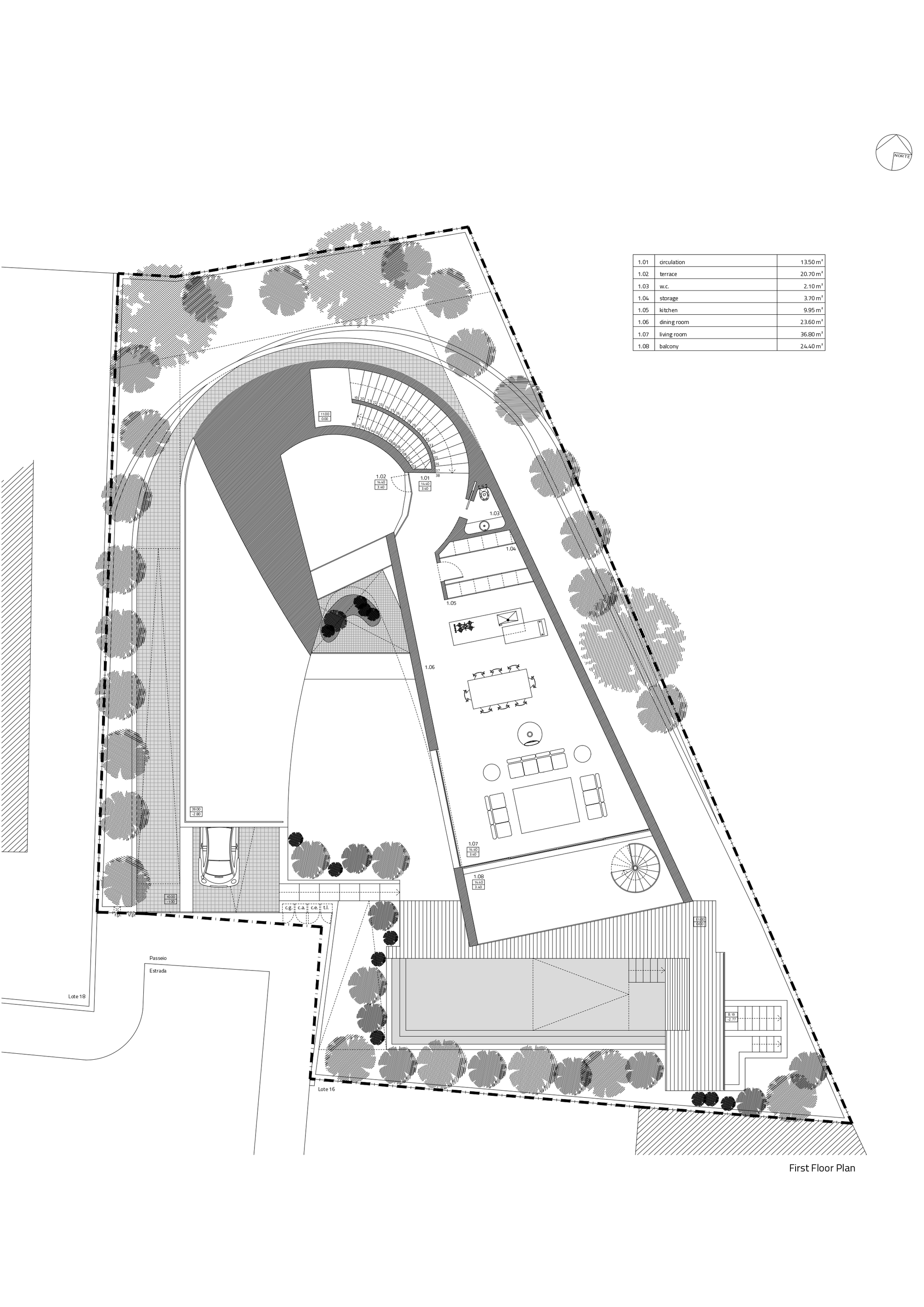 BIM建筑|葡萄牙 Dorfler 住宅,大胆而优雅的曲线 / Vitor Vilhena Arquitectura BIM建筑|葡萄牙 Dorfler 住宅,大胆而优雅的曲线 / Vitor Vilhena Arquitectura