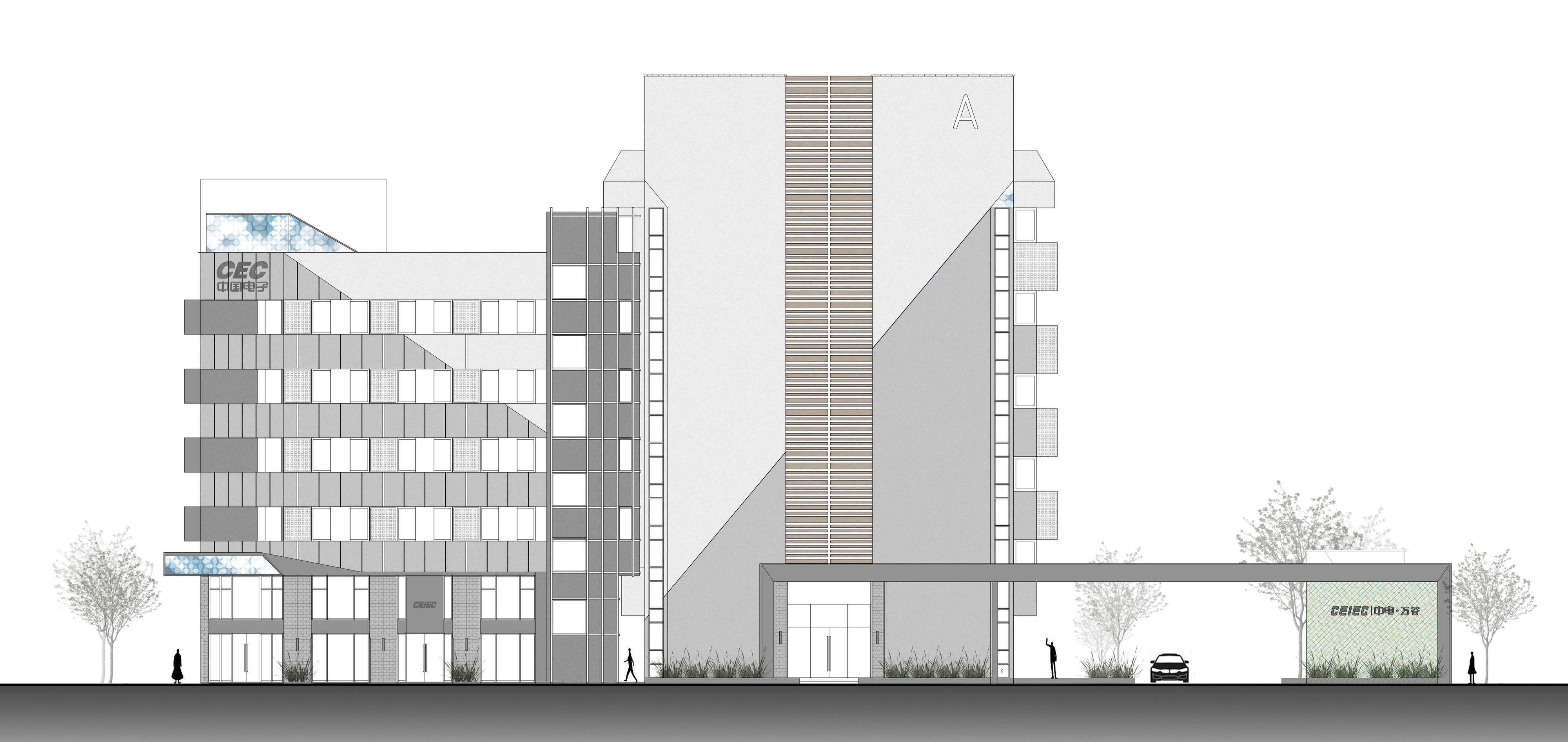 BIM建筑|中电・万谷 / COLORFULL 昱景设计 BIM建筑|中电・万谷 / COLORFULL 昱景设计