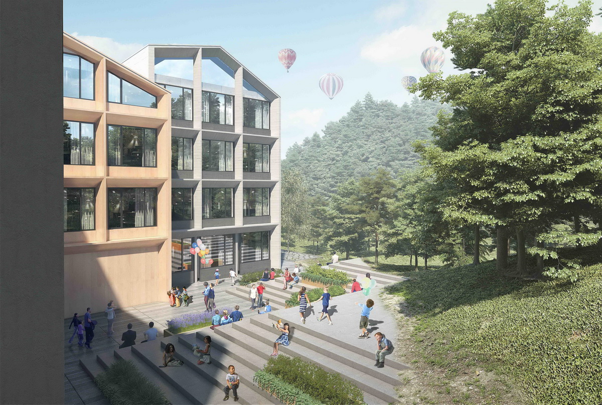BIM建筑|杭州临安·风之谷户外自然学校 / GWP Architects BIM建筑|杭州临安·风之谷户外自然学校 / GWP Architects