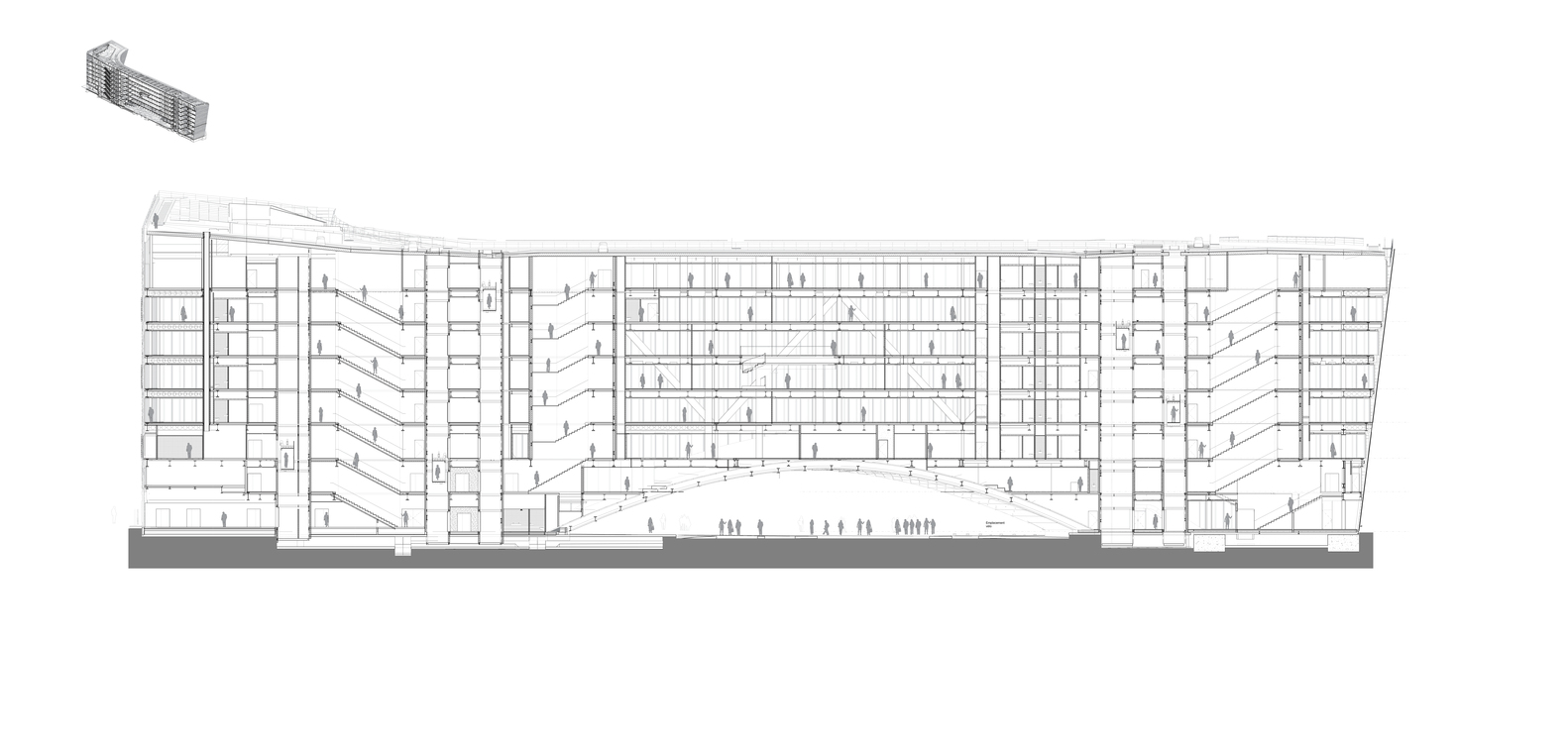 BIM建筑|挪威事务所Snøhetta将雪一般的建筑搬到了巴黎 | 世界报巴黎总部 BIM建筑|挪威事务所Snøhetta将雪一般的建筑搬到了巴黎 | 世界报巴黎总部