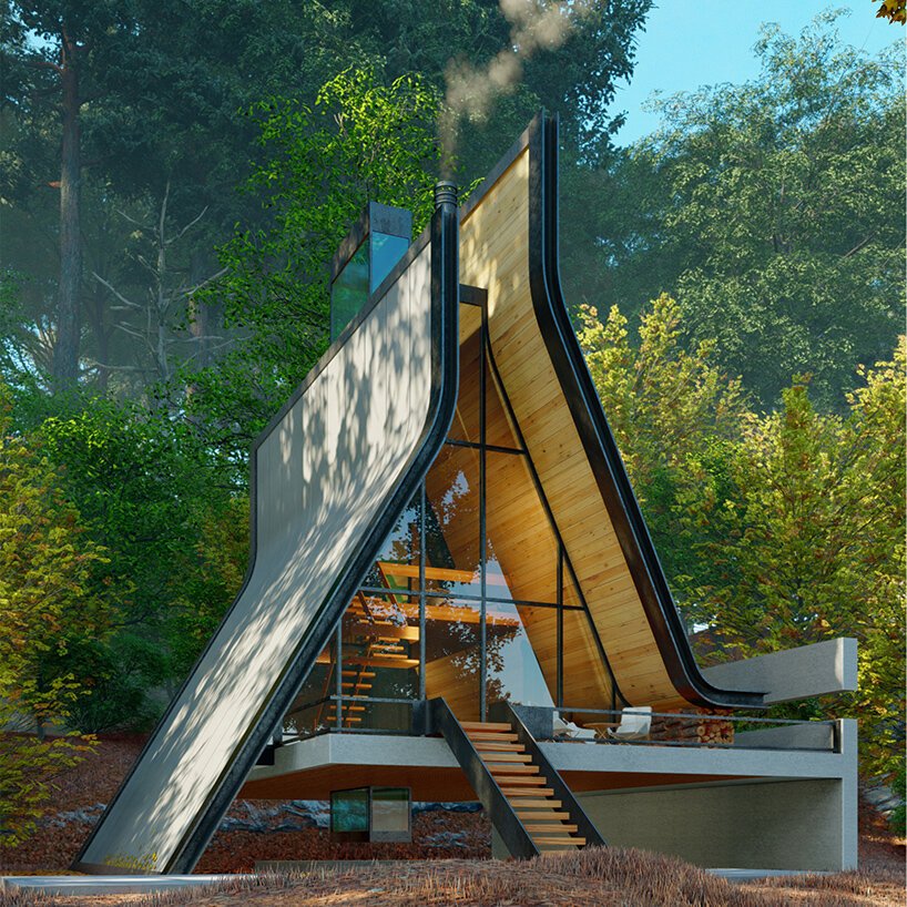 BIM建筑|伊朗机舱小屋“Kujdane” / Shomali Design BIM建筑|伊朗机舱小屋“Kujdane” / Shomali Design