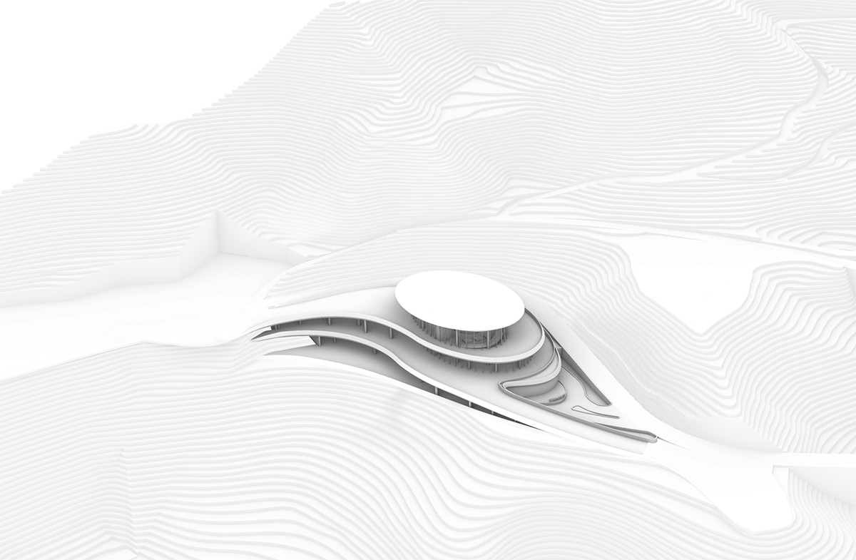 BIM建筑|“融于自然,地景之上”——江西虔心小镇展厅设计 / GWP Architects BIM建筑|“融于自然,地景之上”——江西虔心小镇展厅设计 / GWP Architects