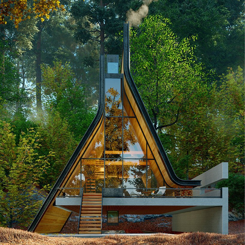 BIM建筑|伊朗机舱小屋“Kujdane” / Shomali Design BIM建筑|伊朗机舱小屋“Kujdane” / Shomali Design