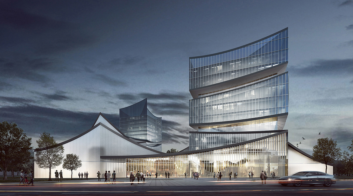 BIM建筑|衢州智慧新城综合体项目方案“连绵山水” / 零壹城市建筑事务所 BIM建筑|衢州智慧新城综合体项目方案“连绵山水” / 零壹城市建筑事务所