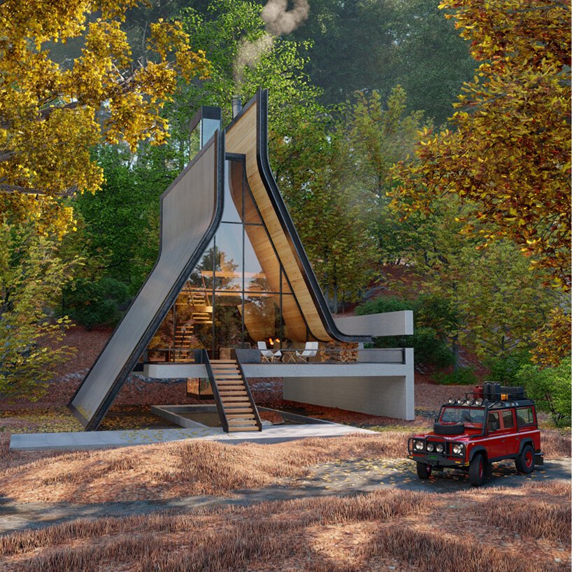 BIM建筑|伊朗机舱小屋“Kujdane” / Shomali Design BIM建筑|伊朗机舱小屋“Kujdane” / Shomali Design
