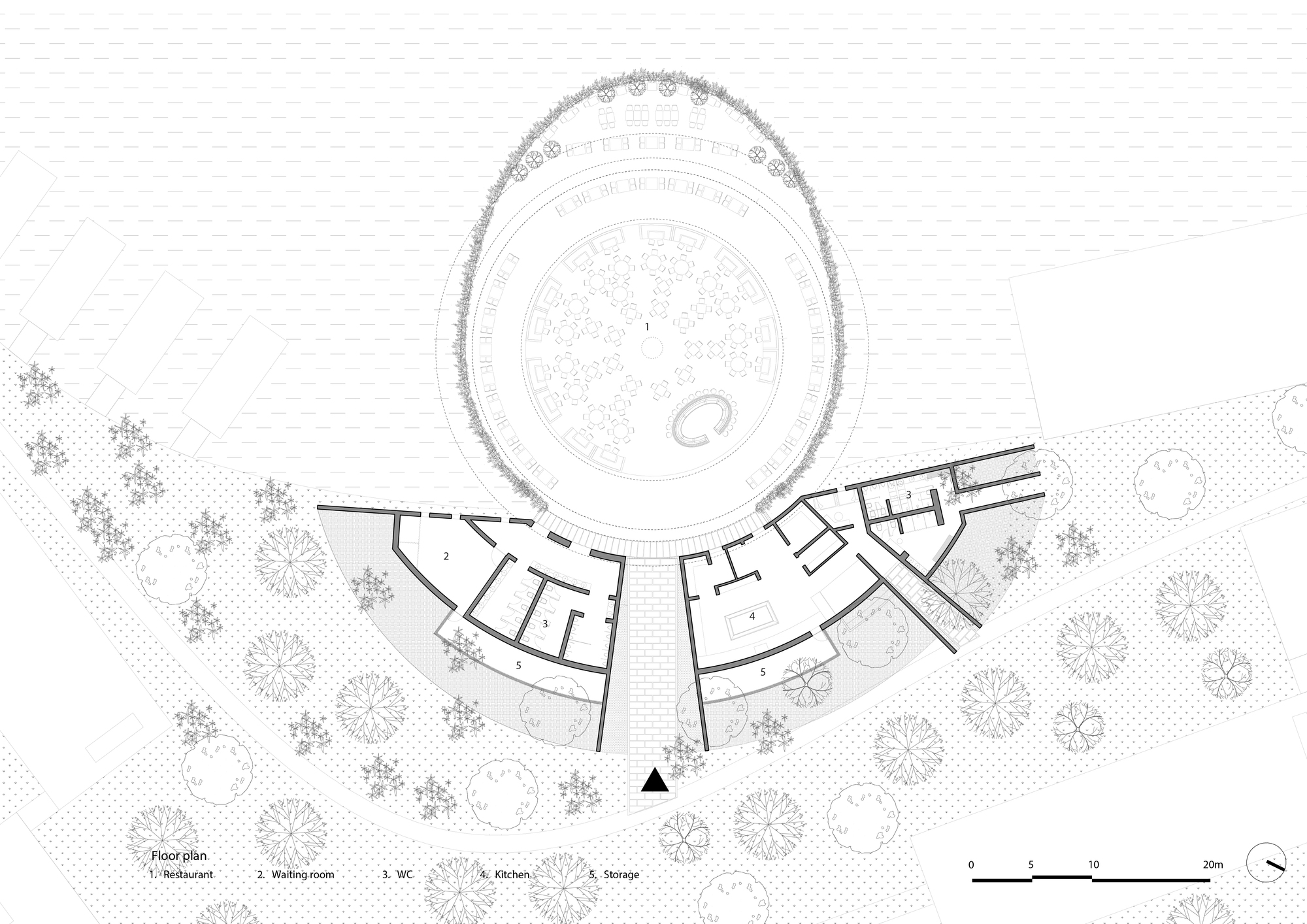 BIM建筑|维达纳受蕴餐厅,模块化竹制架构 / 武重义建筑事务所 BIM建筑|维达纳受蕴餐厅,模块化竹制架构 / 武重义建筑事务所