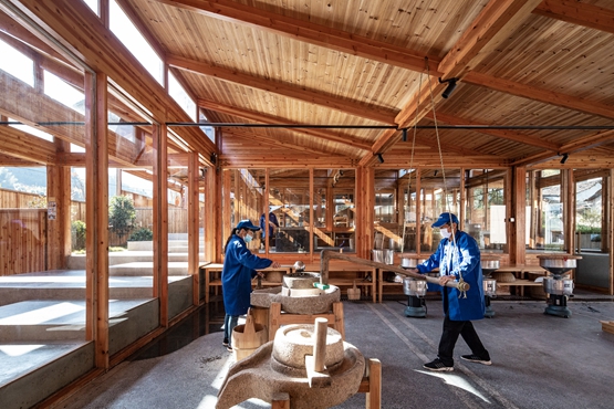 BIM建筑|DnA工作室在中国山区建造木材豆腐厂 BIM建筑|DnA工作室在中国山区建造木材豆腐厂