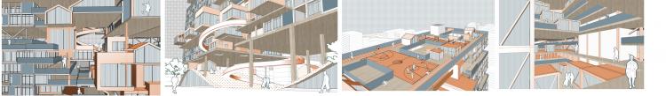 BIM建筑|2020基准杯二等奖 | 回应疫情和老龄化问题的青银共居韧性社区 BIM建筑|2020基准杯二等奖 | 回应疫情和老龄化问题的青银共居韧性社区