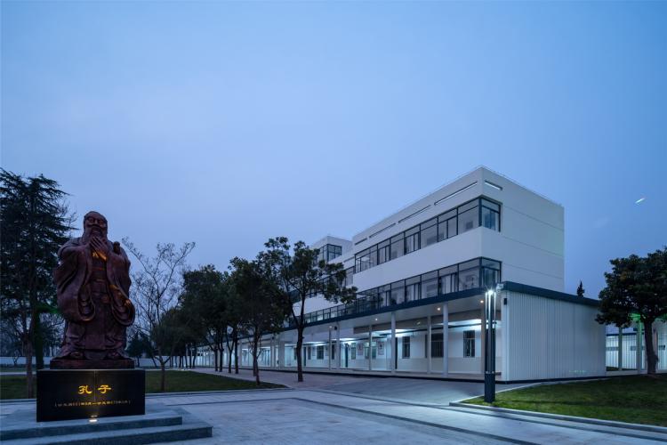BIM建筑|乡村振兴之乡镇中学改造-全椒县新锐古河中学 / 上海思序建筑规划设计 BIM建筑|乡村振兴之乡镇中学改造-全椒县新锐古河中学 / 上海思序建筑规划设计
