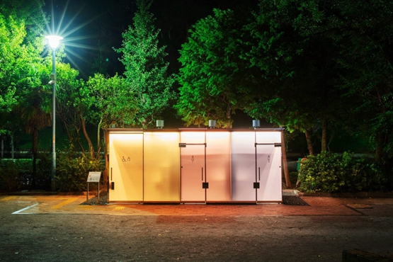 BIM建筑|坂茂在东京设计透明的公共厕所 BIM建筑|坂茂在东京设计透明的公共厕所