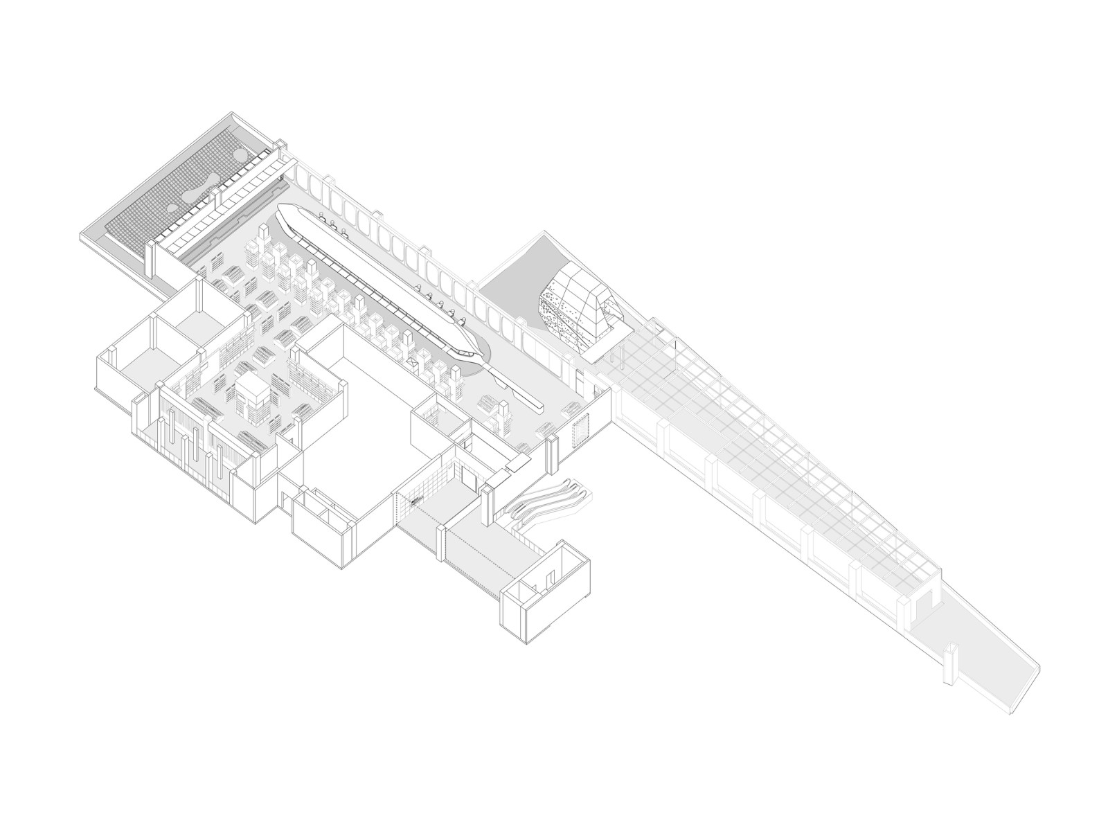 BIM建筑|古腾堡星汉书店:场景空间的营造 / 未韬建筑 BIM建筑|古腾堡星汉书店:场景空间的营造 / 未韬建筑