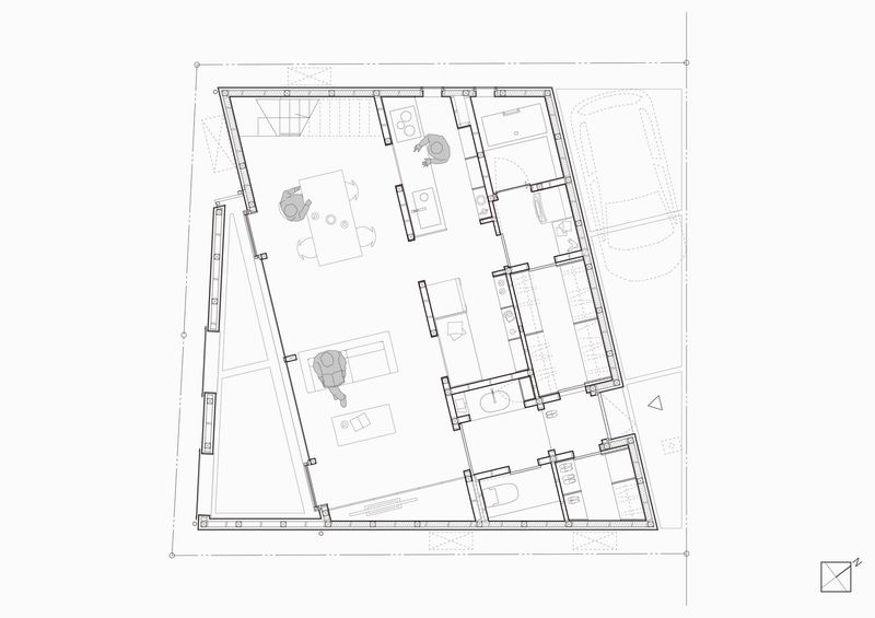 BIM建筑|日本密集住宅区的房屋空间巧思 | 日本独立住宅 BIM建筑|日本密集住宅区的房屋空间巧思 | 日本独立住宅