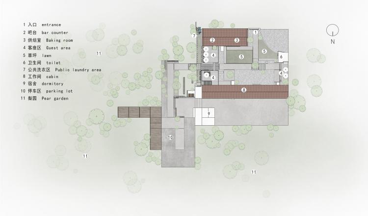 BIM建筑|永智农场&户粒咖啡二期 / 十一空间设计 BIM建筑|永智农场&户粒咖啡二期 / 十一空间设计