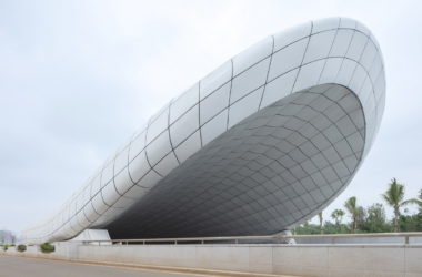 BIM建筑|海口文明东隧道光过渡设计:优雅纯洁的白色贝壳 / 槃达中国-BIM建筑网