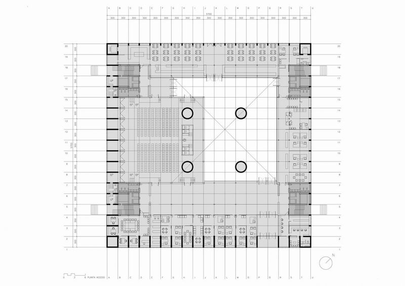 BIM建筑|经典项目:光与混凝土的故事 | 格拉纳达储蓄银行总部 BIM建筑|经典项目:光与混凝土的故事 | 格拉纳达储蓄银行总部