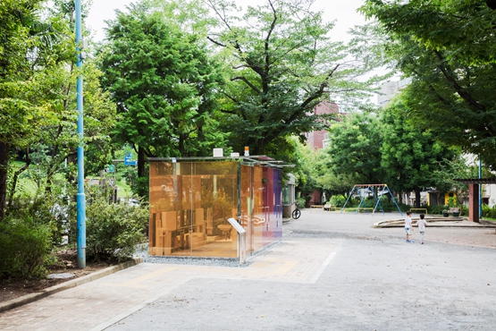 BIM建筑|坂茂在东京设计透明的公共厕所 BIM建筑|坂茂在东京设计透明的公共厕所