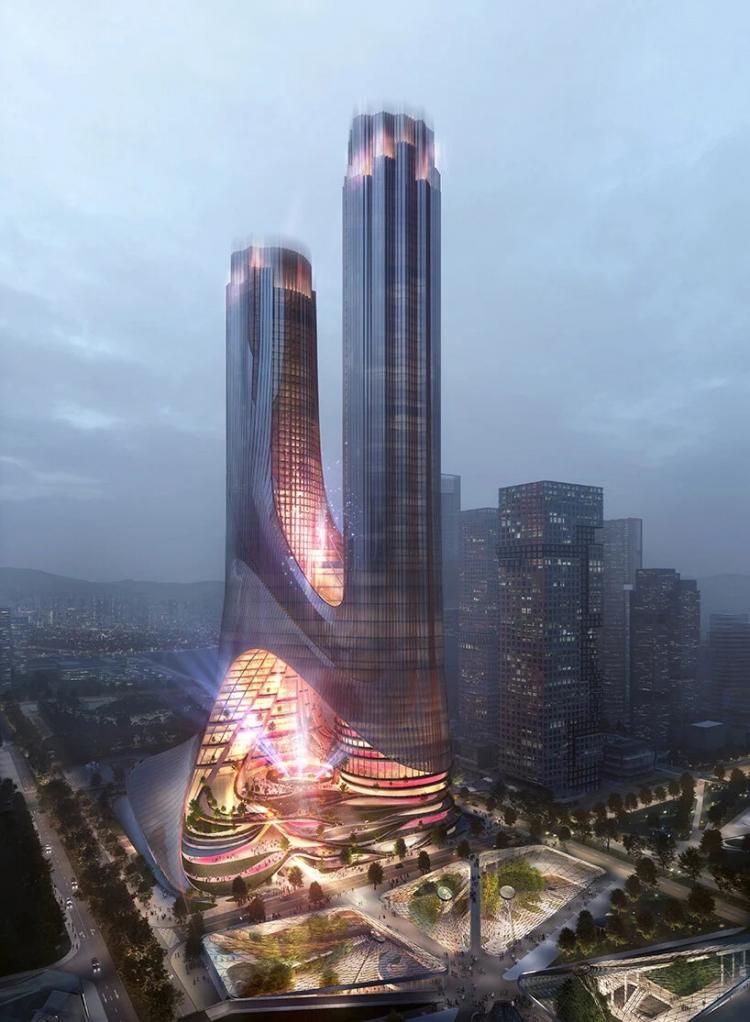 BIM建筑|扎哈事务所新作“深圳湾超级总部基地‘C塔’”:多维垂直城市 BIM建筑|扎哈事务所新作“深圳湾超级总部基地‘C塔’”:多维垂直城市