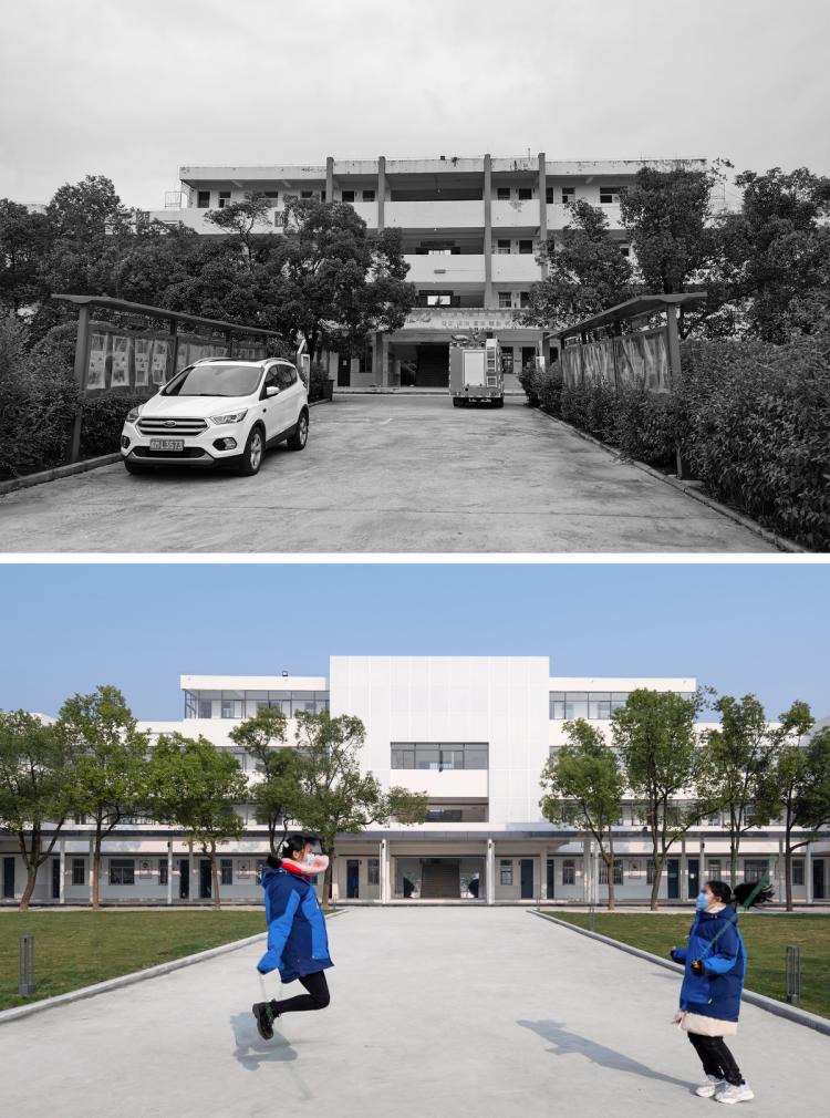 BIM建筑|乡村振兴之乡镇中学改造-全椒县新锐古河中学 / 上海思序建筑规划设计 BIM建筑|乡村振兴之乡镇中学改造-全椒县新锐古河中学 / 上海思序建筑规划设计
