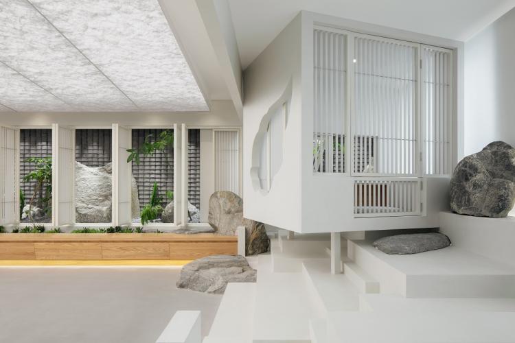 BIM建筑|心境离错,内外之间-璞舍茶室设计 / 介介工作室 BIM建筑|心境离错,内外之间-璞舍茶室设计 / 介介工作室