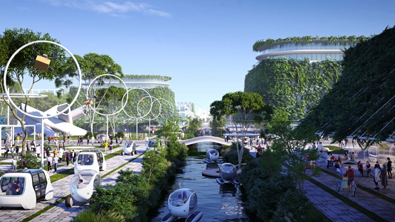BIM建筑|BIG显示槟榔屿海岸“都市睡莲”总体规划 BIM建筑|BIG显示槟榔屿海岸“都市睡莲”总体规划