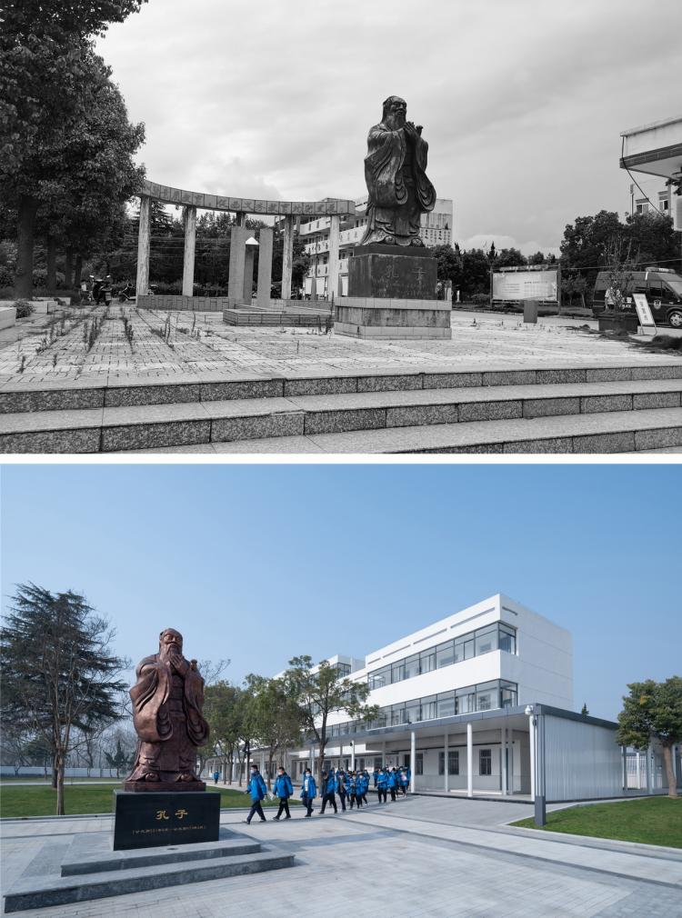 BIM建筑|乡村振兴之乡镇中学改造-全椒县新锐古河中学 / 上海思序建筑规划设计 BIM建筑|乡村振兴之乡镇中学改造-全椒县新锐古河中学 / 上海思序建筑规划设计