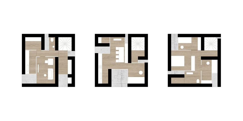 BIM建筑|森林住宅,如巨石般厚重 / Marte Marte Architects BIM建筑|森林住宅,如巨石般厚重 / Marte Marte Architects