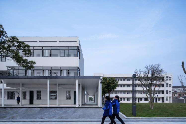 BIM建筑|乡村振兴之乡镇中学改造-全椒县新锐古河中学 / 上海思序建筑规划设计 BIM建筑|乡村振兴之乡镇中学改造-全椒县新锐古河中学 / 上海思序建筑规划设计