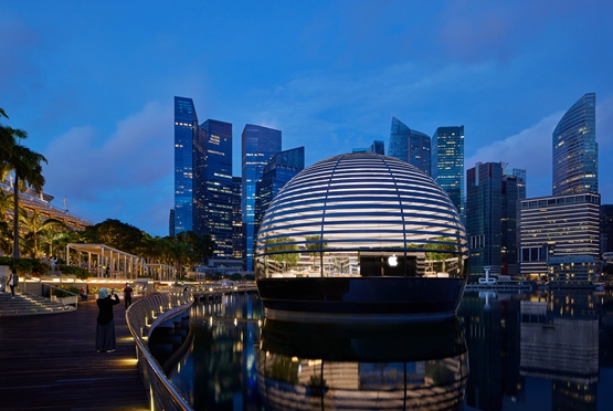 BIM建筑|福斯特在新加坡设计球形苹果专卖店 BIM建筑|福斯特在新加坡设计球形苹果专卖店