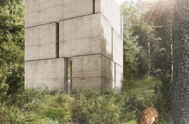 BIM建筑|森林住宅,如巨石般厚重 / Marte Marte Architects-BIM建筑网
